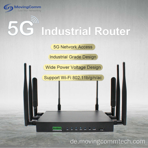 M2M Industrial GPS RS232/RS485 Serienhafen 5G Router